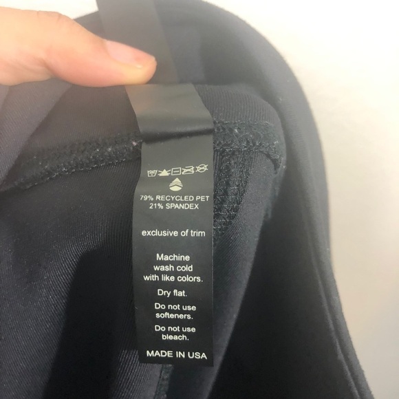 Stone Fox‎ Sweat Black Leggings Capris Gym - Picture 9 of 10